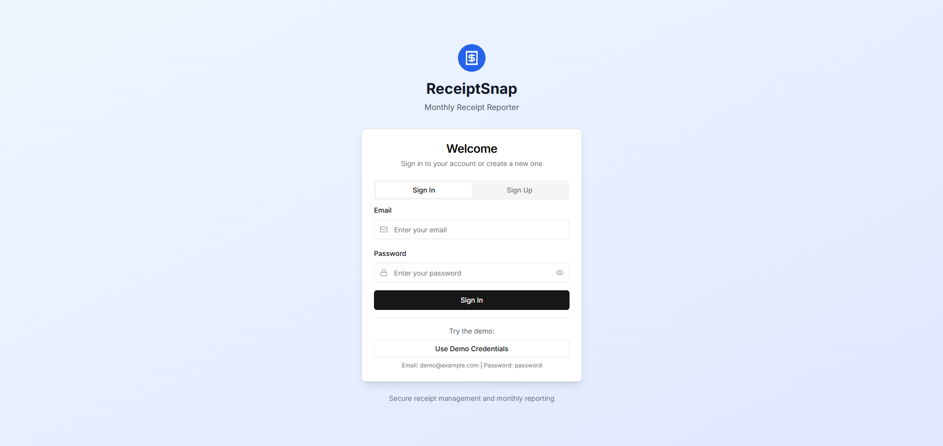 ReceiptSnap